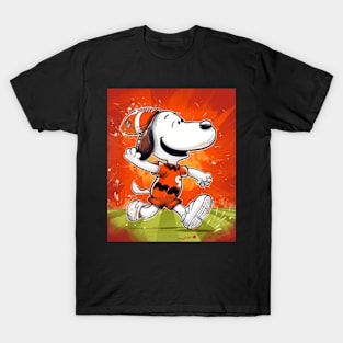 Puppy Playoffs Snoopy Vs Orioles Mascot T-Shirt